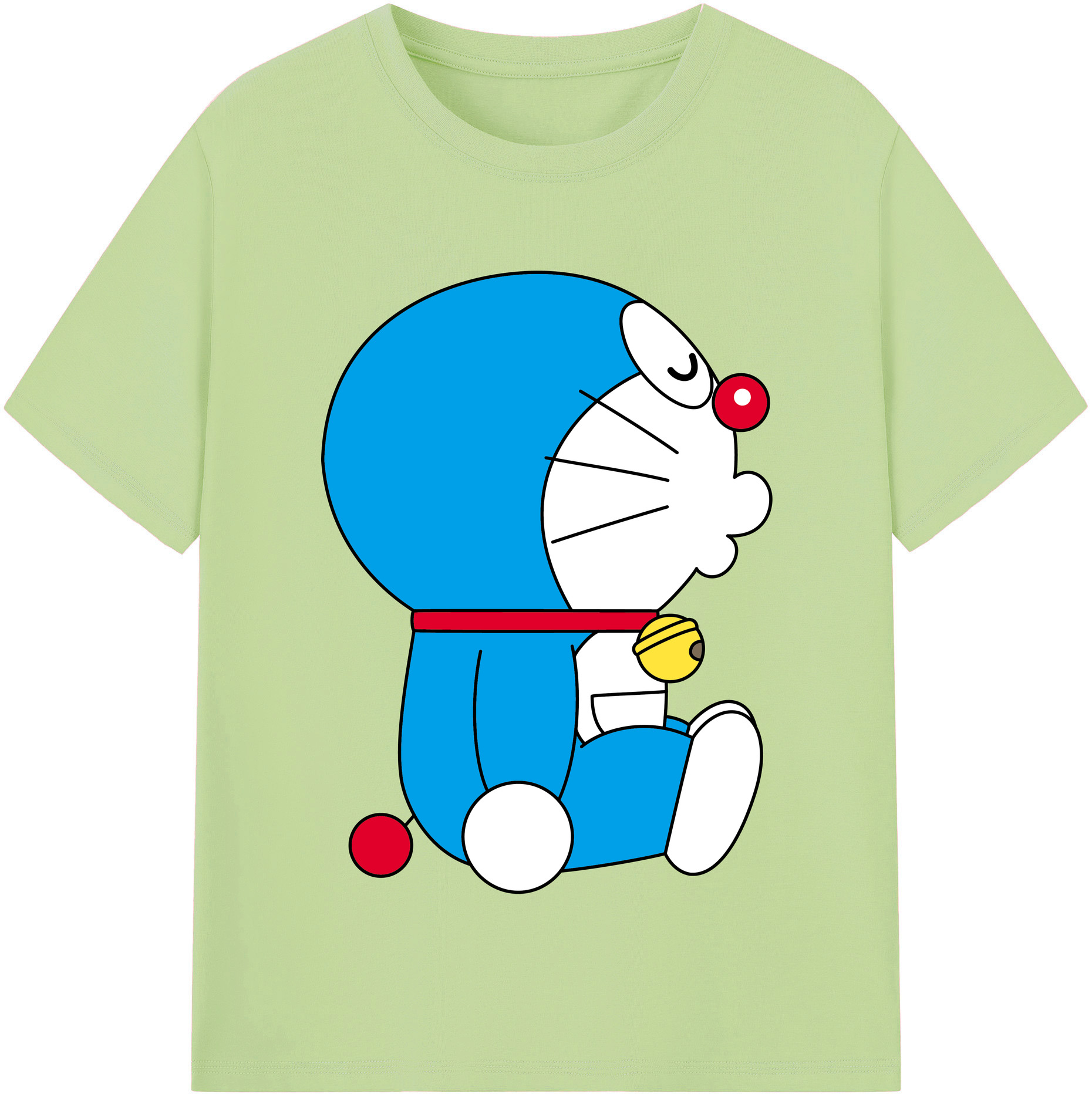 （画像用） ドラえもん Doraemon 綿100％半袖Tシャツ（フロントプリント）